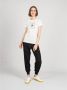 PATRIZIA PEPE Jetfly Handtekening T-Shirt White Dames - Thumbnail 2