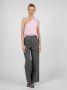 PATRIZIA PEPE Mouwloze Top met Handtekeningprint Roze Dames - Thumbnail 2