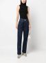 PATRIZIA PEPE Stijlvolle Gebreide Mouwloze Coltrui Black Dames - Thumbnail 2