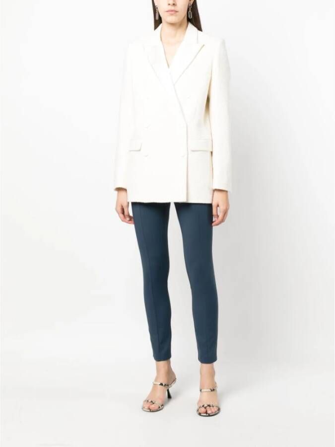 PATRIZIA PEPE Slim Fit Petrolblauwe Pantalon Blauw Dames