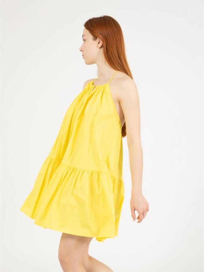 PATRIZIA PEPE Summer Dresses Geel Dames