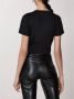 PATRIZIA PEPE Glamoureuze katoenen T-shirt met versieringen Black Dames - Thumbnail 2