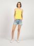 PATRIZIA PEPE Mouwloze Top Yellow Dames - Thumbnail 2