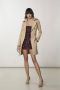 PATRIZIA PEPE Beige Slim Fit Double-Breasted Trenchcoat Beige Dames - Thumbnail 5