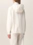 PATRIZIA PEPE Stijlvolle Zip-through Sweatshirt voor modebewuste vrouwen White Dames - Thumbnail 2