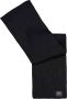 PAUL & SHARK Wollen sjaal met brede ribben en Heritage-patch Black Heren - Thumbnail 2