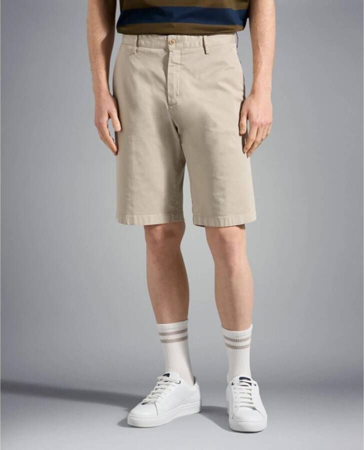 PAUL & SHARK Casual Shorts Beige Heren
