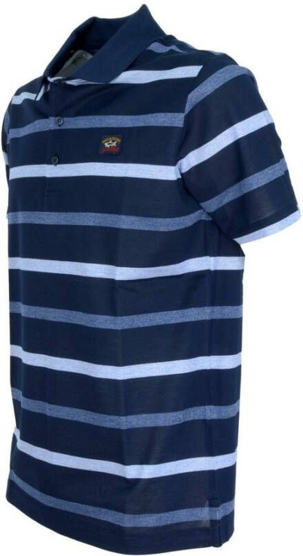 PAUL & SHARK Polo Shirt Designer ID 21411216 Blauw Heren