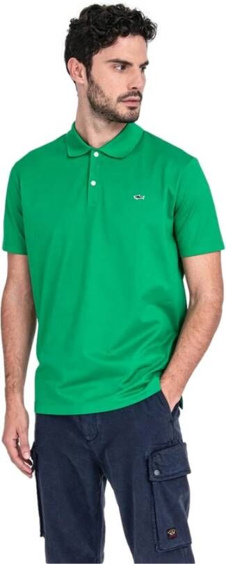 PAUL & SHARK Polo Shirt Green Heren