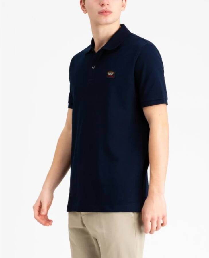 PAUL & SHARK Klassiek Polo Shirt in Blauw Heren