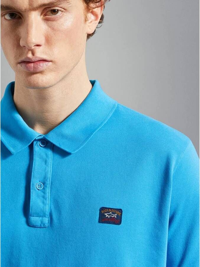 PAUL & SHARK Polo Shirts Blauw Heren