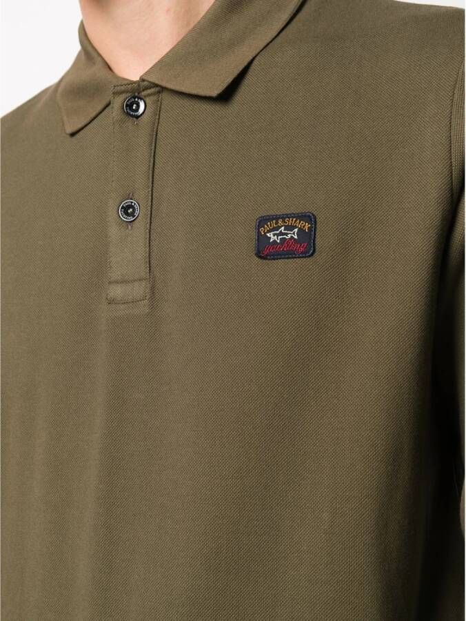 PAUL & SHARK Polo Shirts Groen Heren