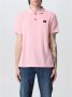 PAUL & SHARK Stijlvolle Heren Polo Shirt met Roze Logo Detail Roze Heren - Thumbnail 4