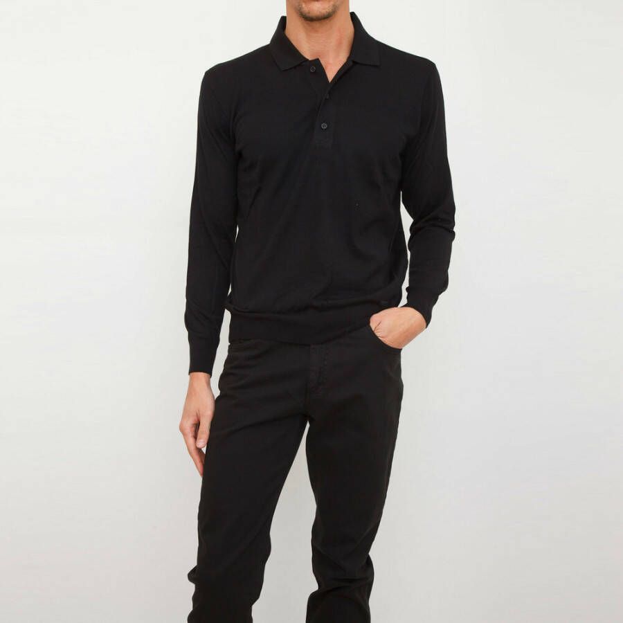PAUL & SHARK Polo Shirts Zwart Heren