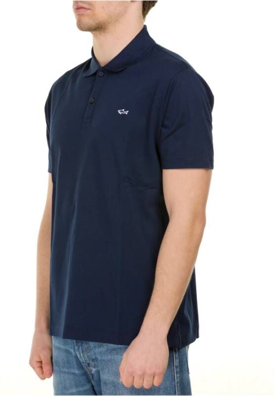 PAUL & SHARK Klassiek Navy Polo Shirt Blauw Heren