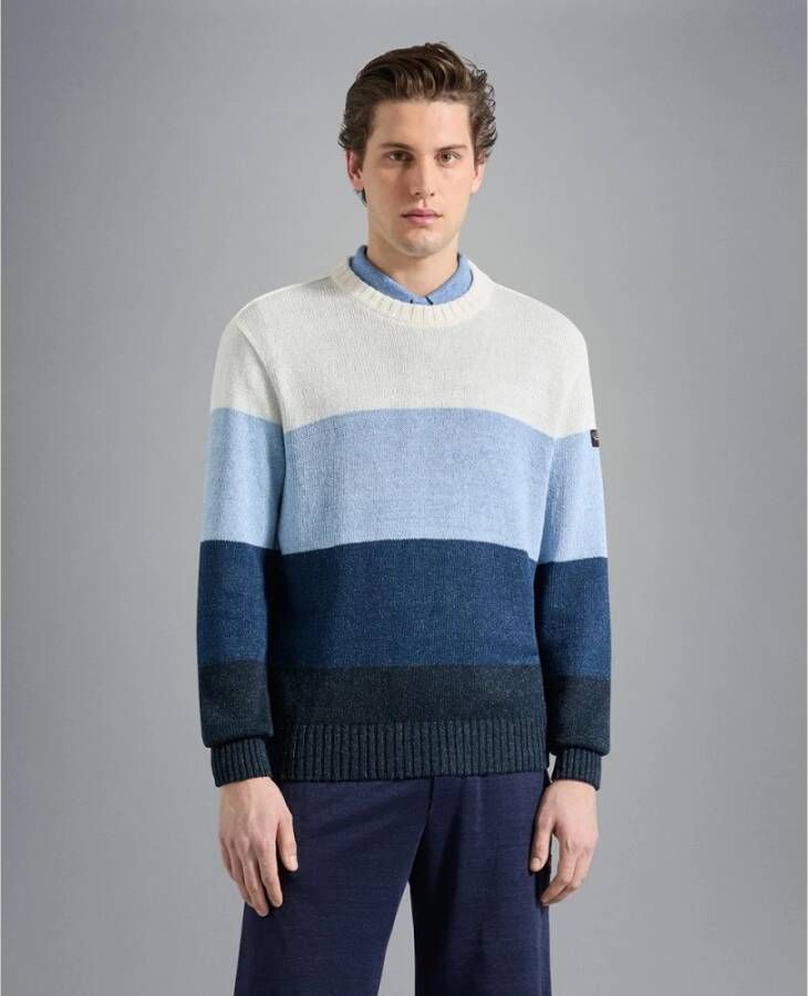 PAUL & SHARK Moderne Man Sweaters Blauw Heren