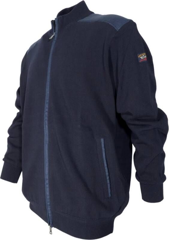 PAUL & SHARK Ritsvest in Blauw Katoen Blauw Heren