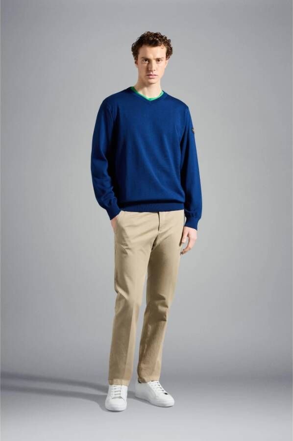 PAUL & SHARK Stijlvolle Shark-Pull Trui Blauw Heren