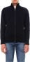 PAUL & SHARK Heren Cardigan met Ritssluiting en Technische Stof Inzetstukken Zwart Heren - Thumbnail 2