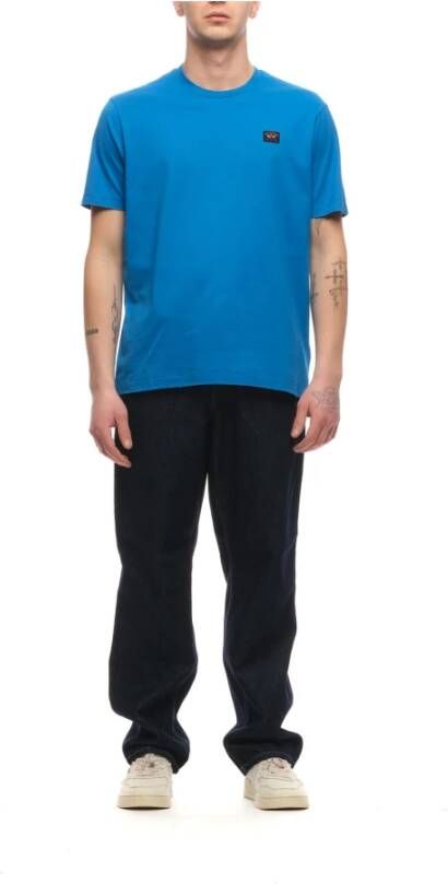 PAUL & SHARK Comfortabele T-shirt Collectie Blauw Heren