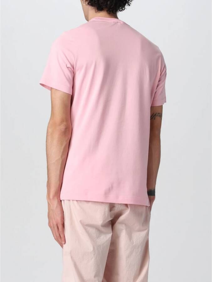 PAUL & SHARK Katoenen Roze T-Shirt voor Mannen Roze Heren