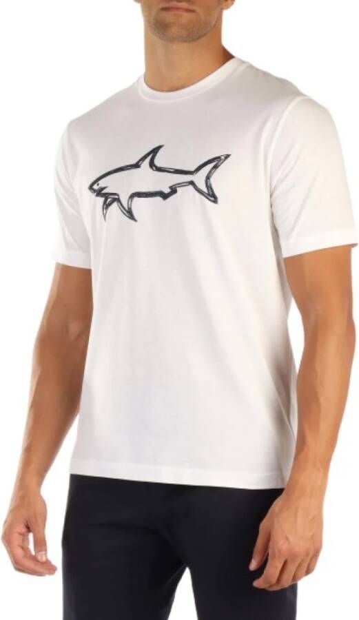 PAUL & SHARK T-shirt Wit Heren