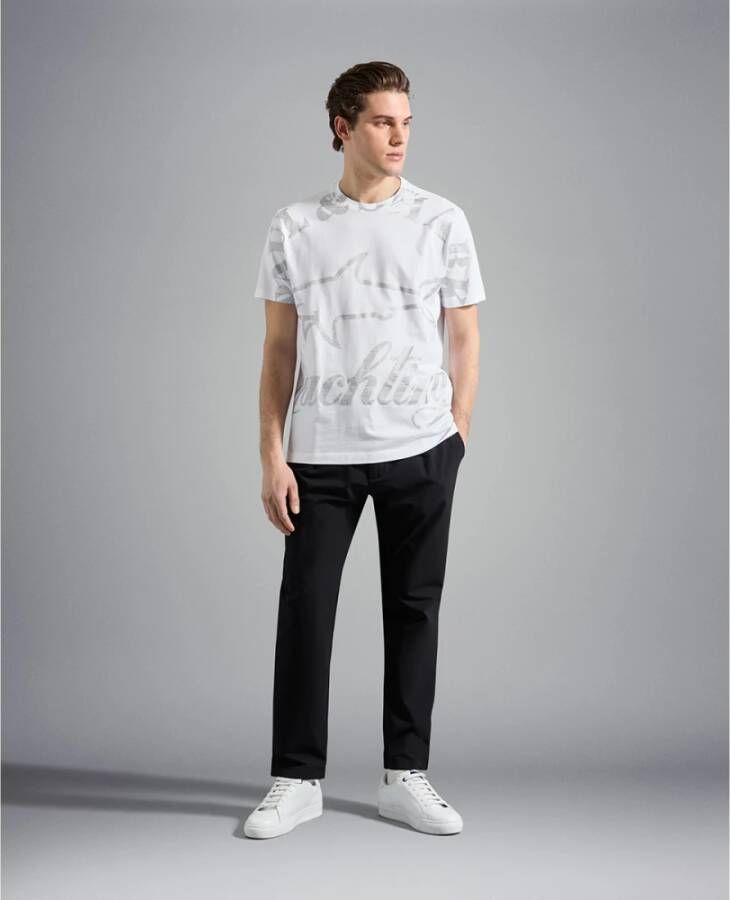 PAUL & SHARK 010 Bianco T-shirt Wit Heren