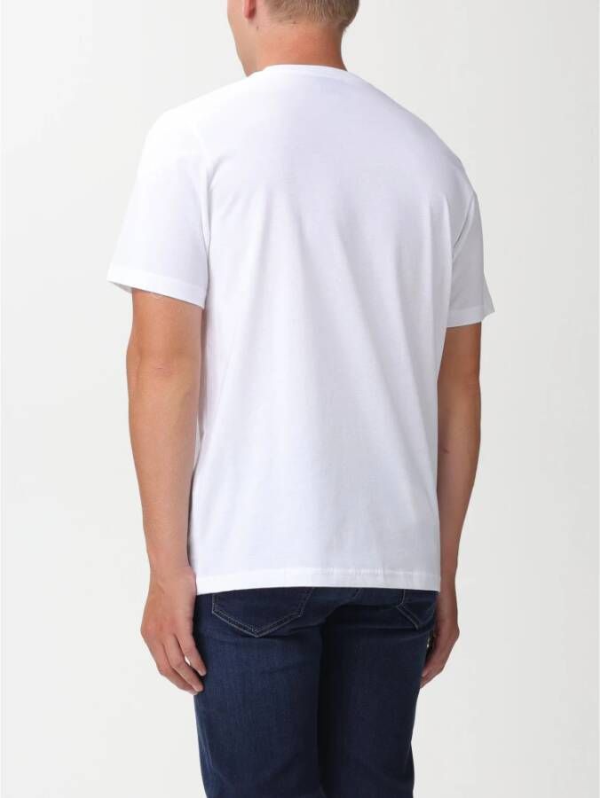 Paul Smith Heren Regular Fit Veer T-Shirt Wit Heren