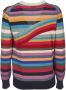 PS By Paul Smith Signature Stripe Cardigan Rood Dames - Thumbnail 2