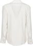 PS By Paul Smith Witte Zijden Shirt met Roze Details White Dames - Thumbnail 2