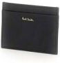 Paul Smith Zwarte Leren Kaarthouder Zwart Heren - Thumbnail 2