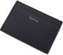 PS By Paul Smith Leren kaarthouder met handtekeningstreep print Black Heren - Thumbnail 5