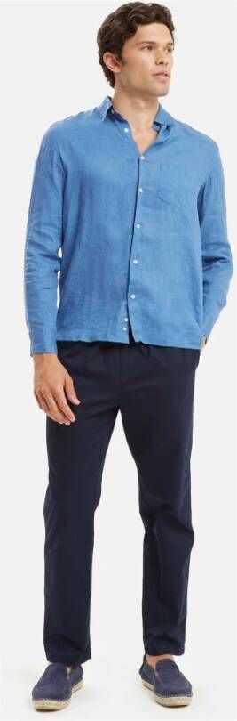 Peninsula Casual Shirts Blue Heren