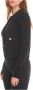 Pennyblack Chanel Stijl Gouden Knoop Cardigan Black Dames - Thumbnail 2