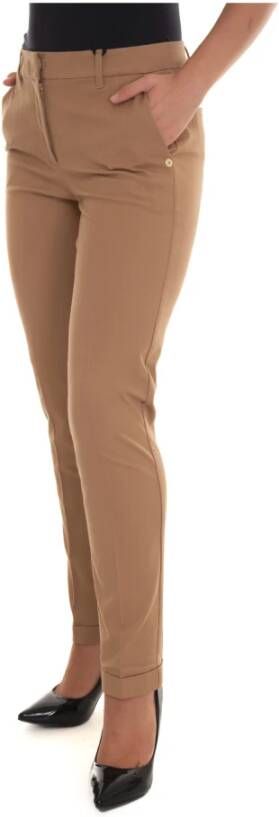 Pennyblack New York-stijl broek met Amerikaanse zak Bruin Dames