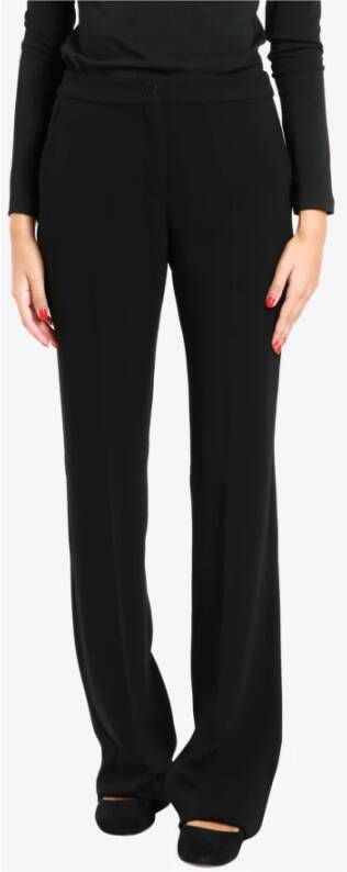 Pennyblack Zwarte broek met flare cut Zwart Dames