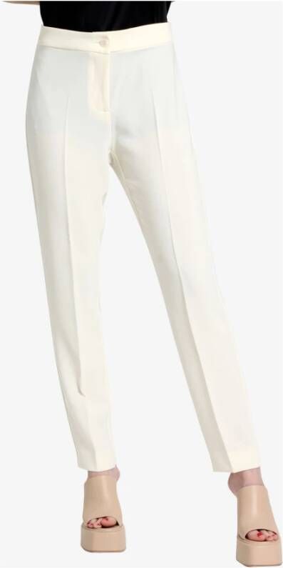 Pennyblack Straight Trousers Beige Dames