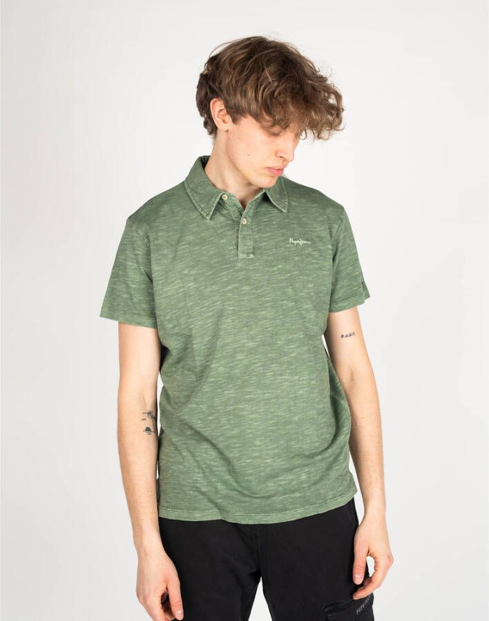 Pepe Jeans ; Barney; Polo t-shirt Groen Heren