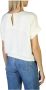 Pepe Jeans Dames T-shirt met knopen voor lente zomer White Dames - Thumbnail 2