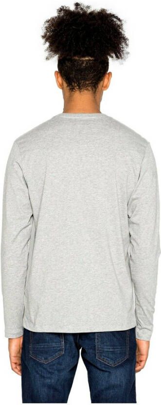 Pepe Jeans Camiseta Gris Hombre T-shirt Long Sleeve Grijs Heren