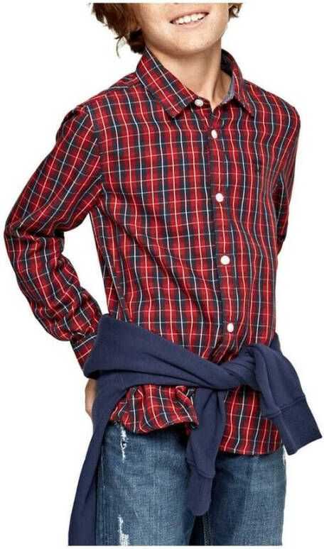 Pepe Jeans Casual Shirts Rood Heren