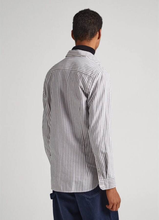 Pepe Jeans Casual Shirts Wit Heren