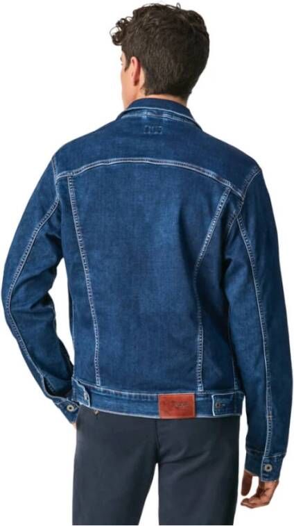 Pepe Jeans Denim Jackets Blauw Heren