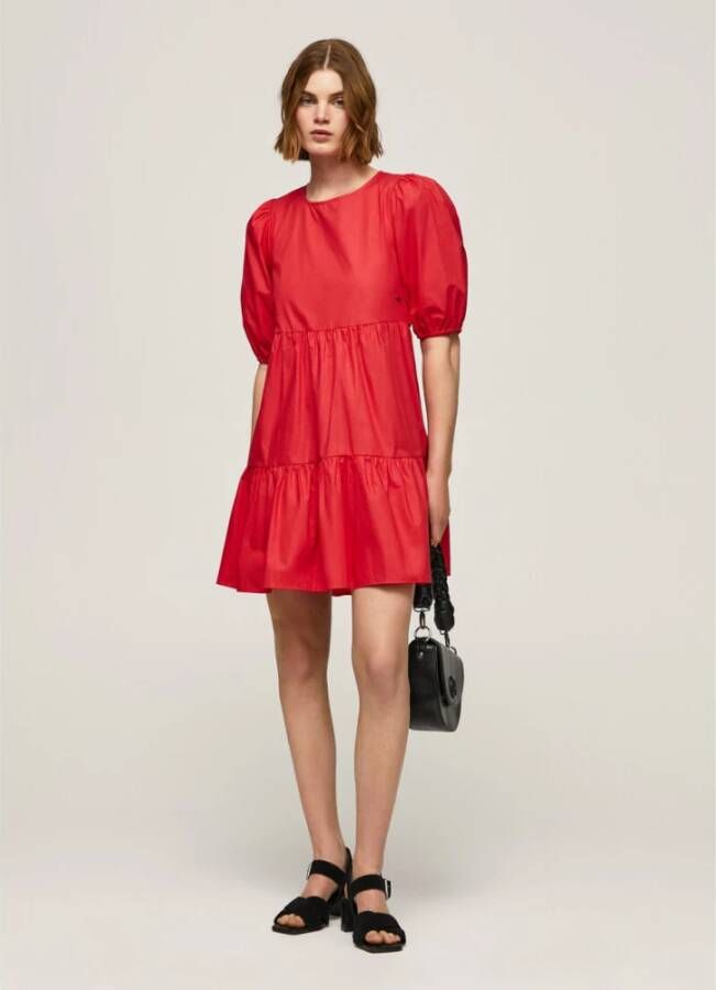 Pepe Jeans Dresses Rood Dames