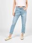 Pepe Jeans Hoge Taille Mom Carrot Jeans Blauw Dames - Thumbnail 4