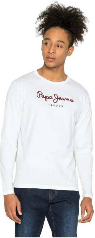 Pepe Jeans Long Sleeve Tops Wit Heren