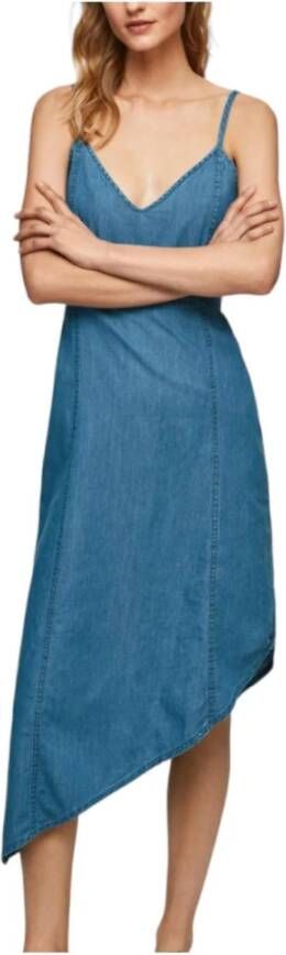 Pepe Jeans Maxi Dresses Blauw Dames