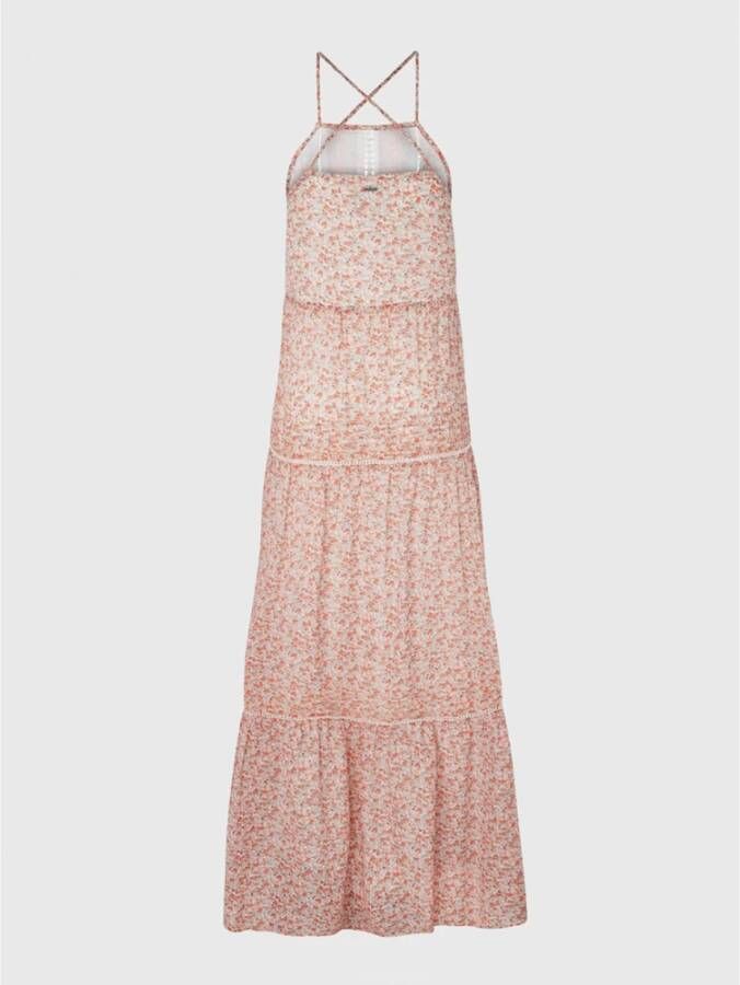 Pepe Jeans Maxi Dresses Rood Dames