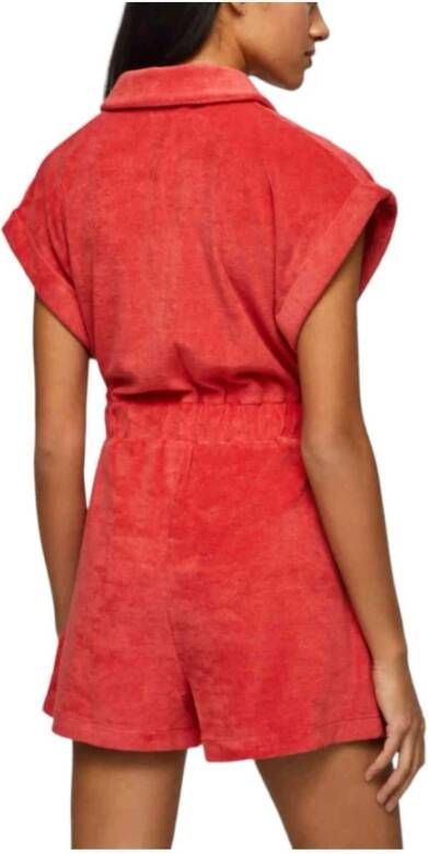 Pepe Jeans Playsuits Rood Dames