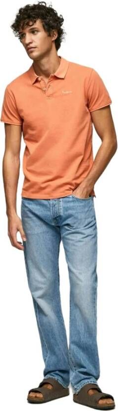 Pepe Jeans Polo Shirt Oranje Heren